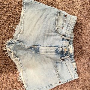 Zara US 10 high raise shorts